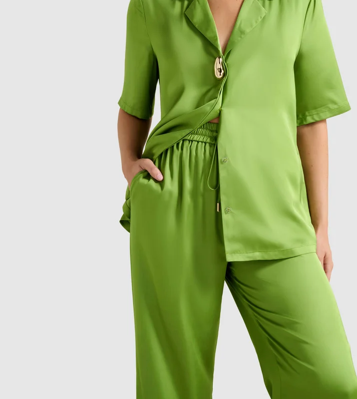 forever new  JENNA Drawstring Waist Wide Leg Pants for Women | Best Price UAE
